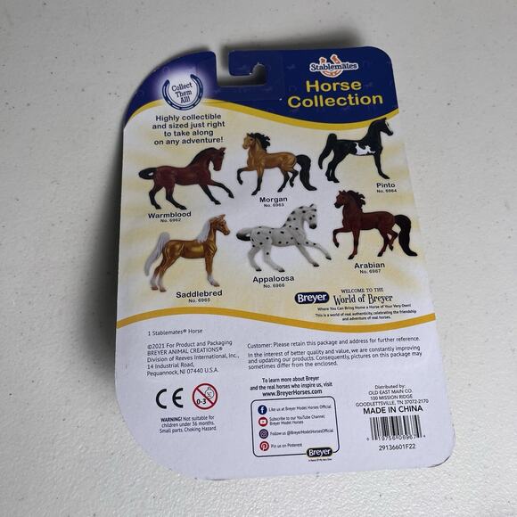 Breyer Stablemates Horses Lot Appaloosa Arabian Warmblood 4 Collectible Toys NEW - Picture 4 of 10